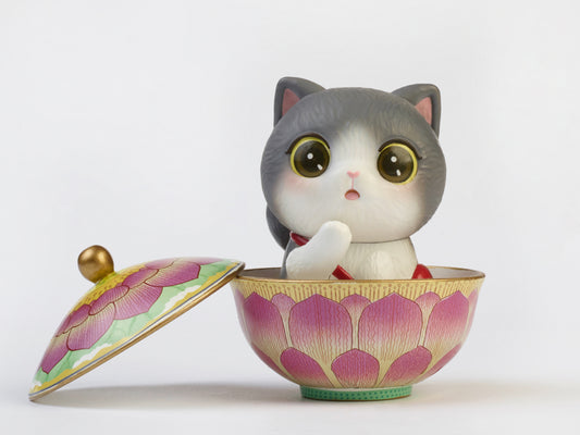 Lucky Cat Series : one cat one bowl