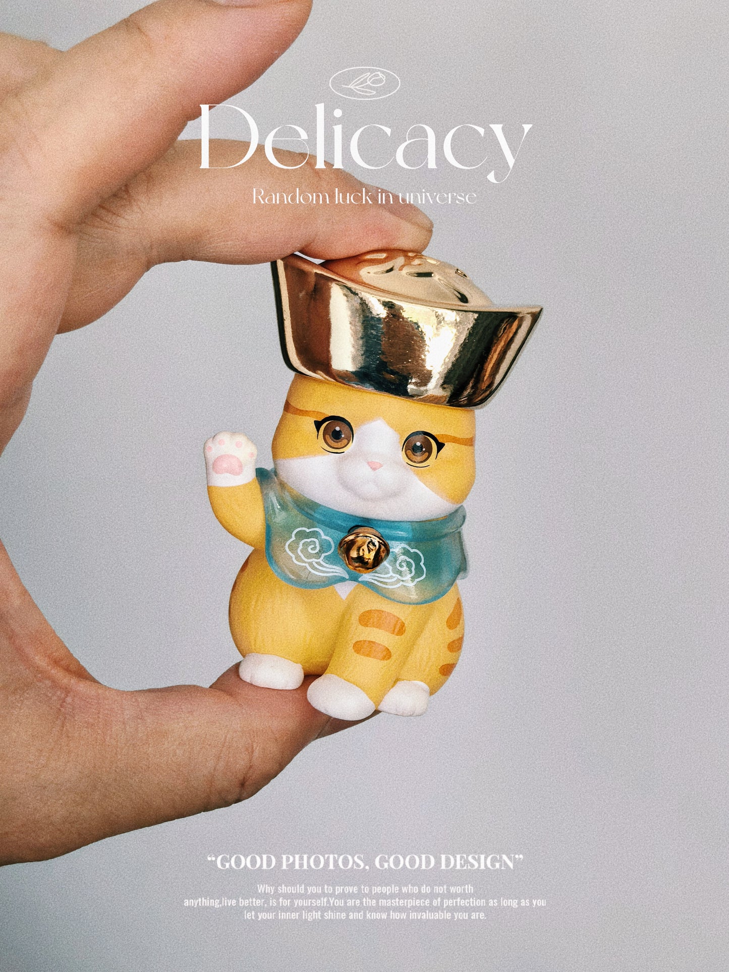 Lucky Cats Bring Every Blessing- golden