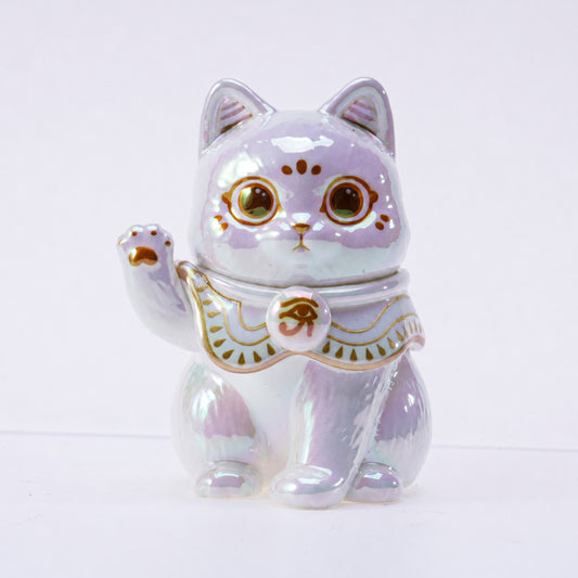 Lucky Cats Bring Every Blessing- Baster White
