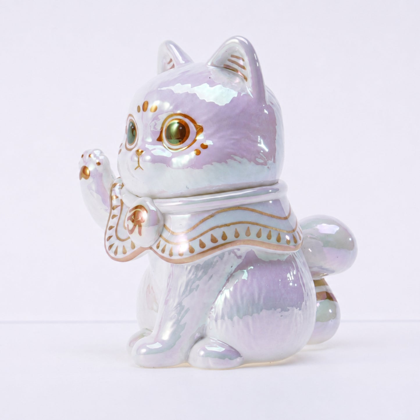 Lucky Cats Bring Every Blessing- Baster White