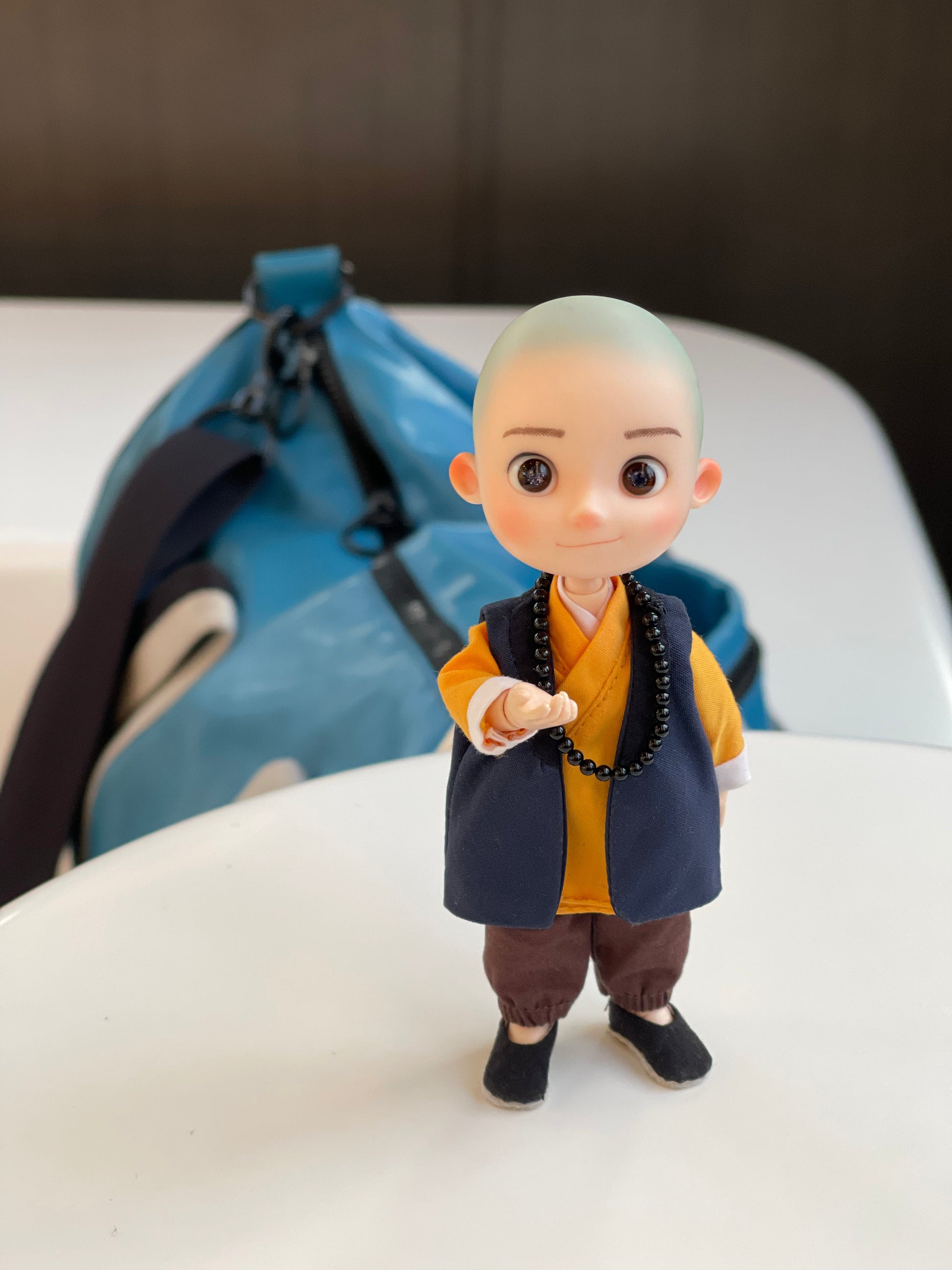 little monk YICHAN art toy by Bluepiper