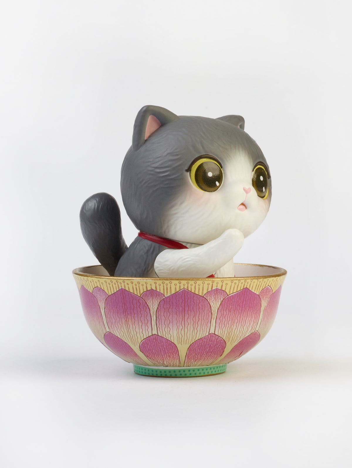Lucky Cat Series : one cat one bowl -DUODUO