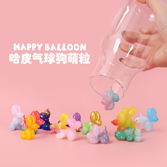 Happy Balloon Dog Pop Beans Series 1 Combo