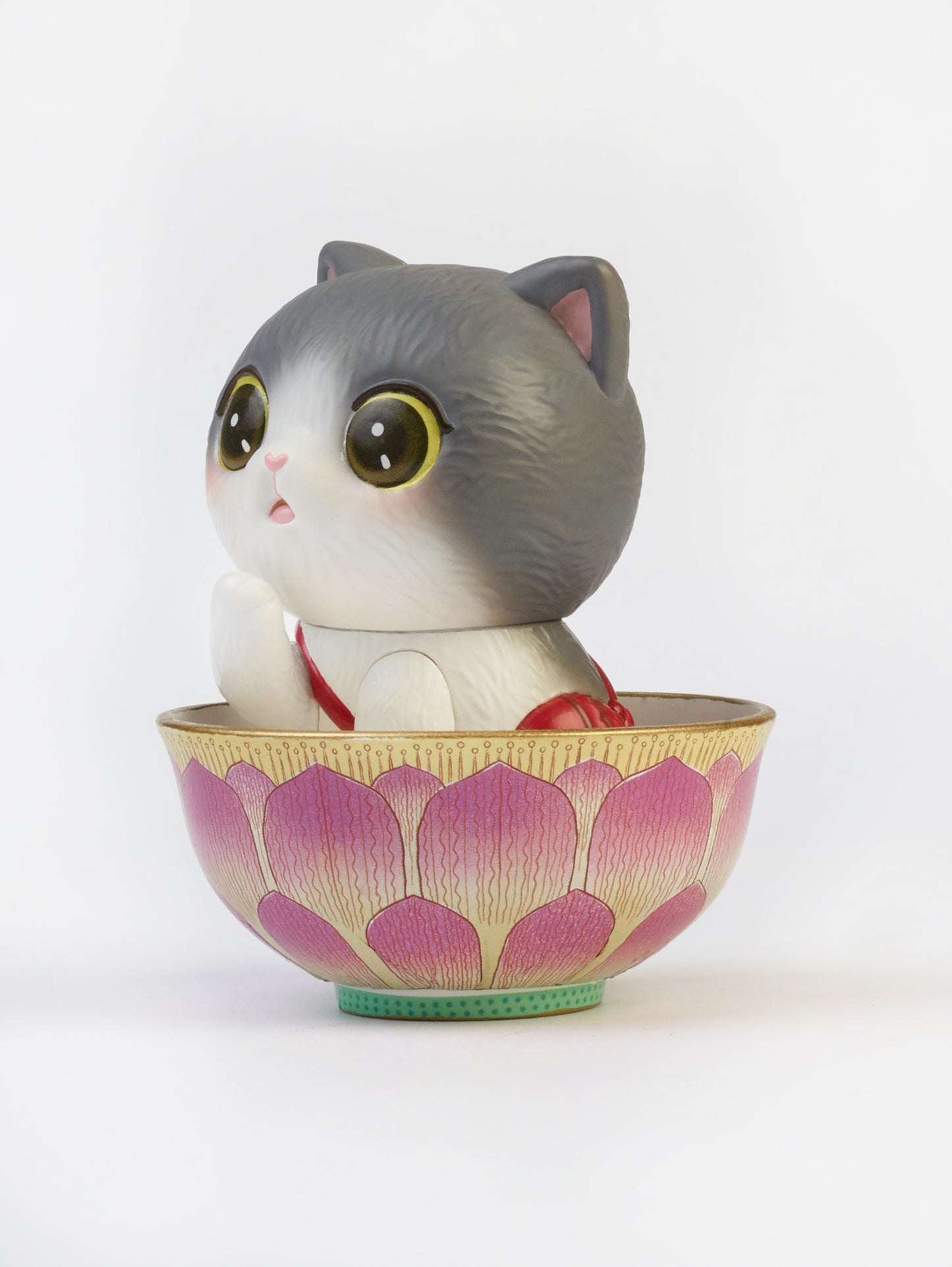 Lucky Cat Series : one cat one bowl -DUODUO