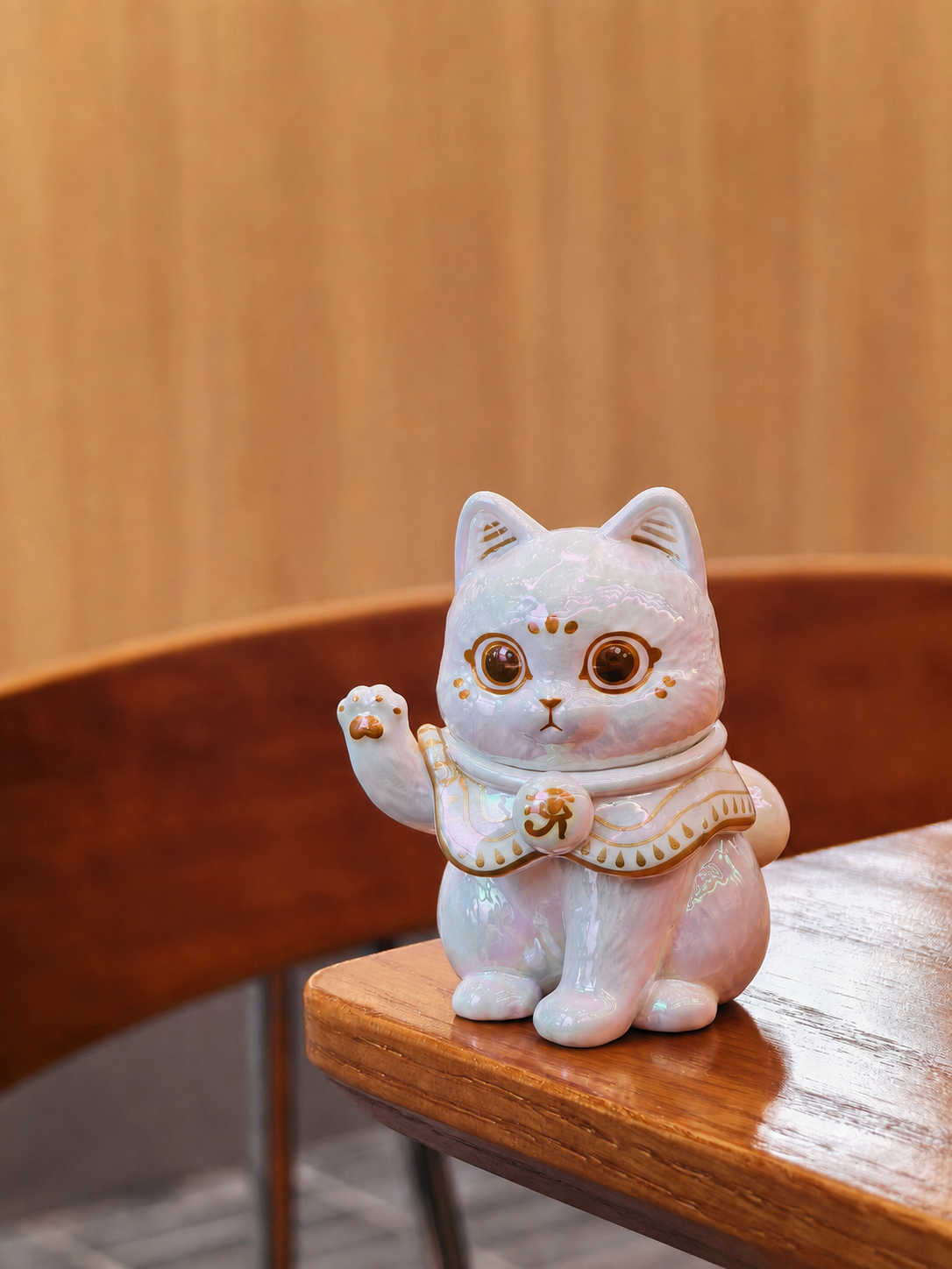 Lucky Cats Bring Every Blessing- Baster White