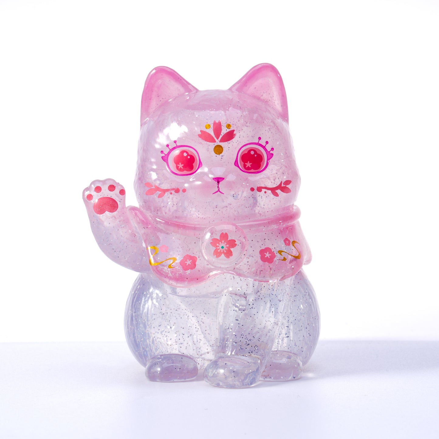 Lucky Cat Limited Edition：Jade Cat &  pink cat