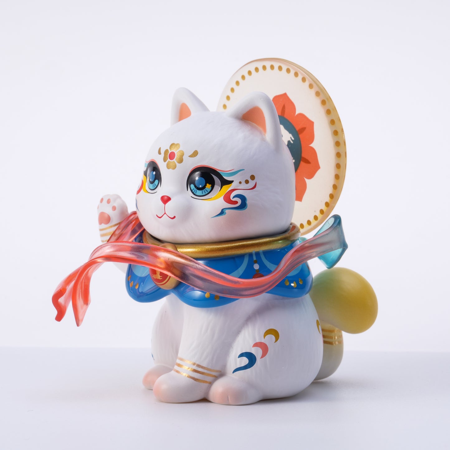 Lucky Cats Bring Every Blessing- Dunhuang Cat Fairy
