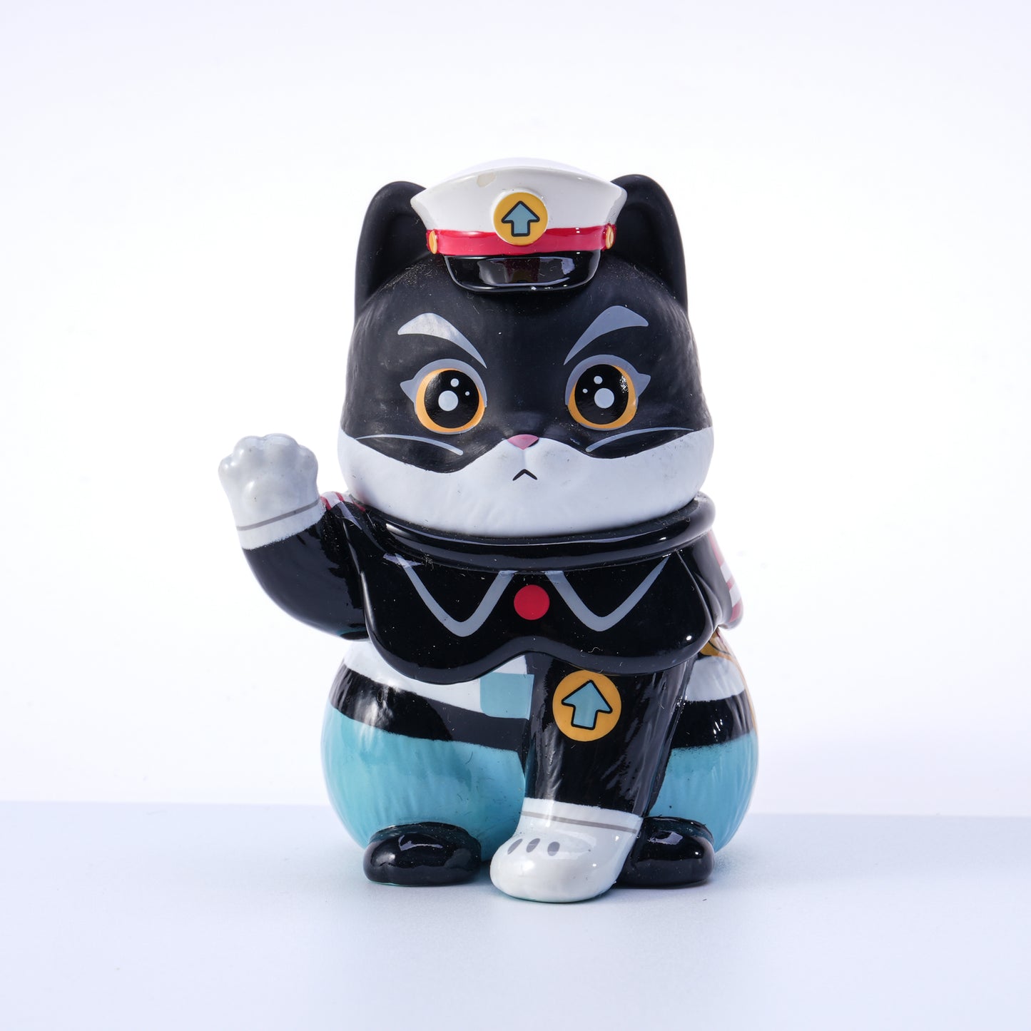 Lucky Cats Bring Every Blessing - black cat captain