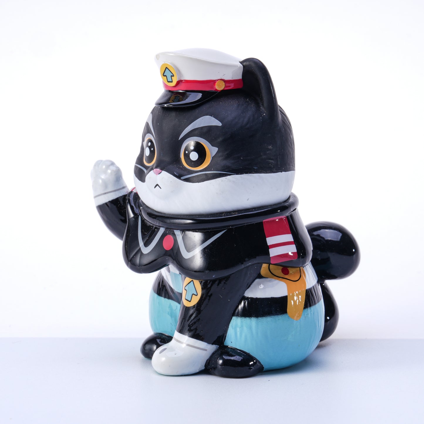 Lucky Cats Bring Every Blessing - black cat captain