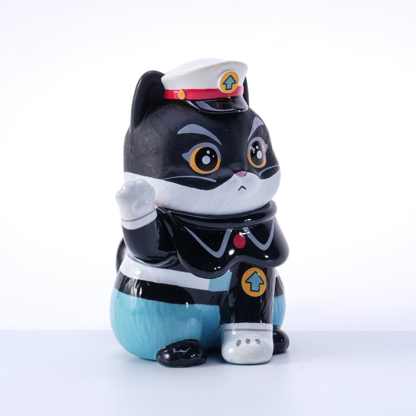 Lucky Cats Bring Every Blessing - black cat captain