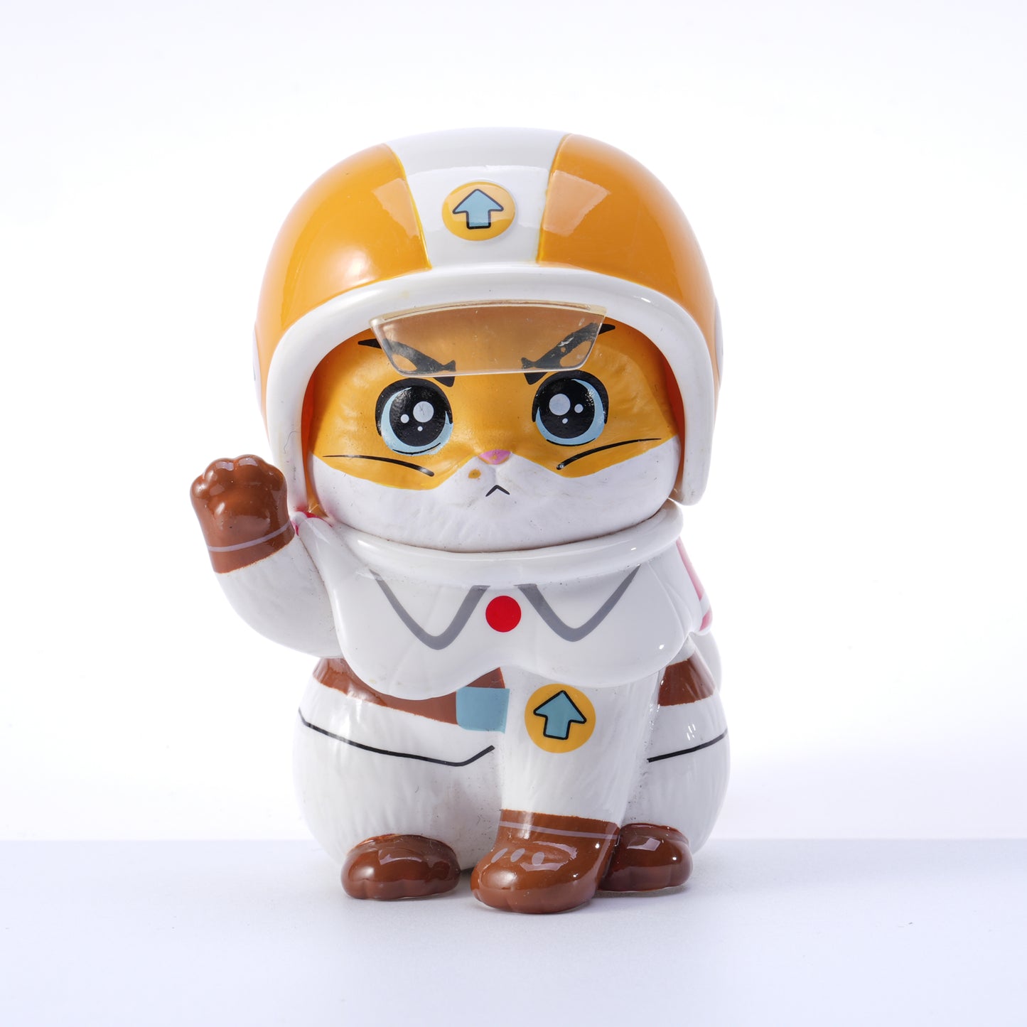 Lucky Cats Bring Every Blessing- Yellow cat captain