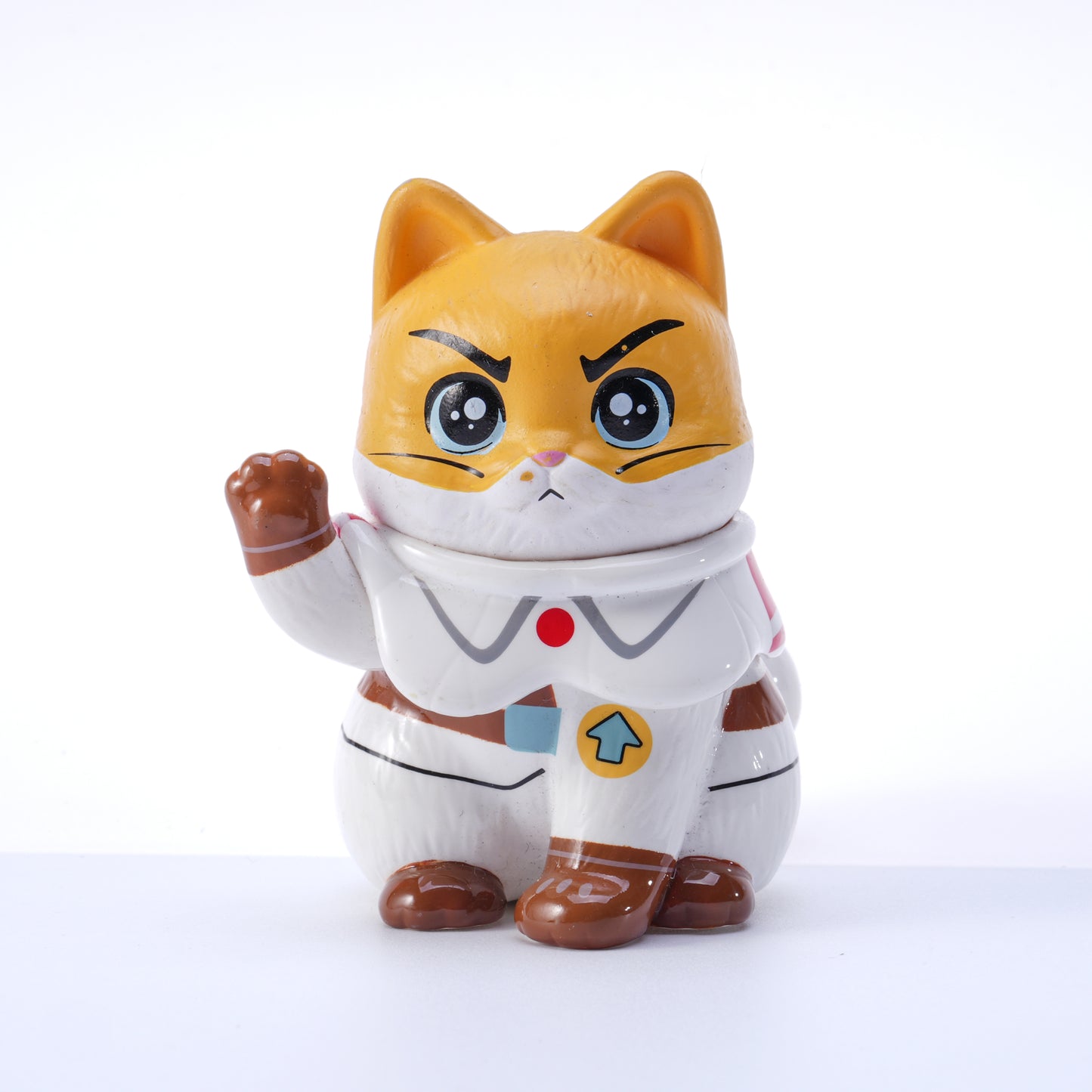 Lucky Cats Bring Every Blessing- Yellow cat captain