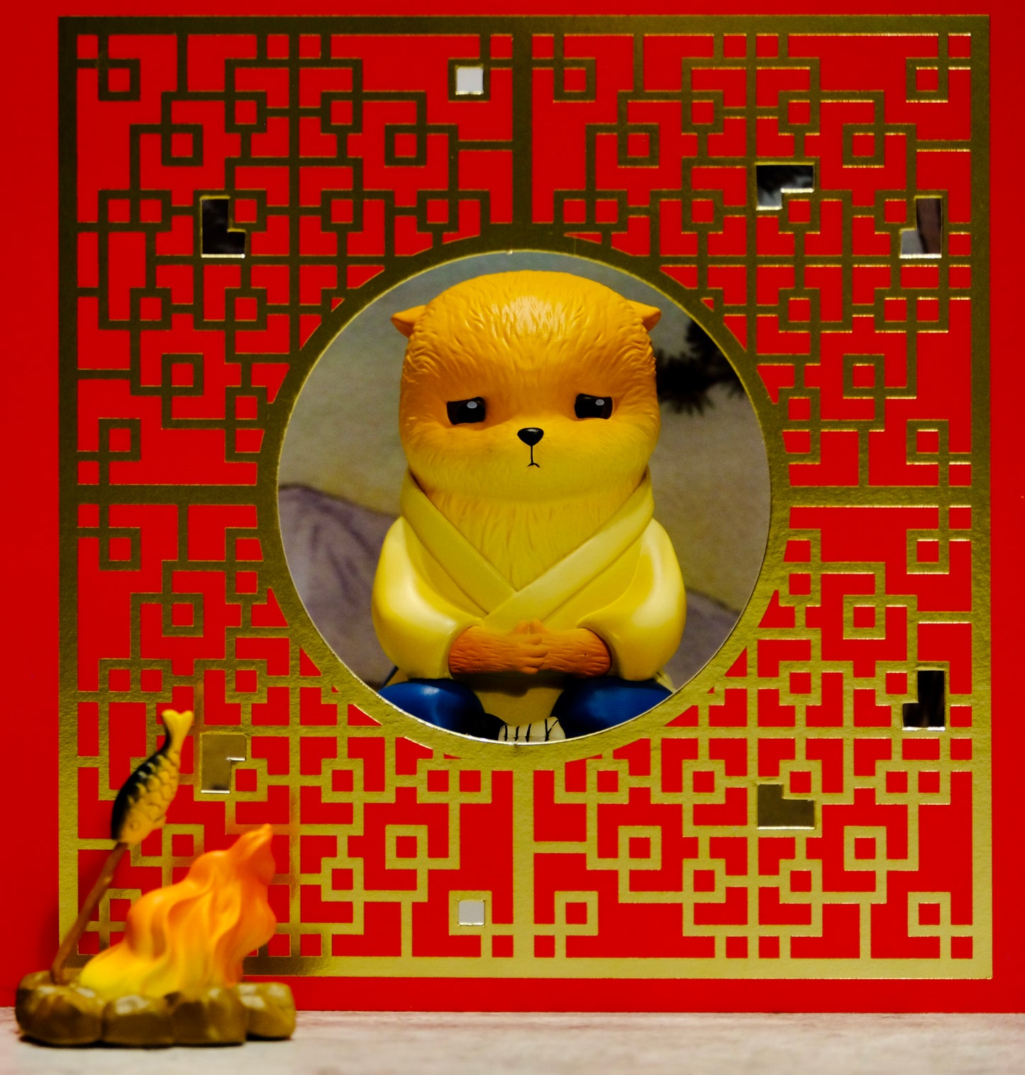 Mr. Otter Limited Edition Art Toys: Campfire Fish